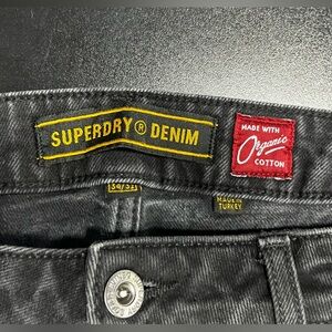 Superdry Charcoal Denim Jeans
